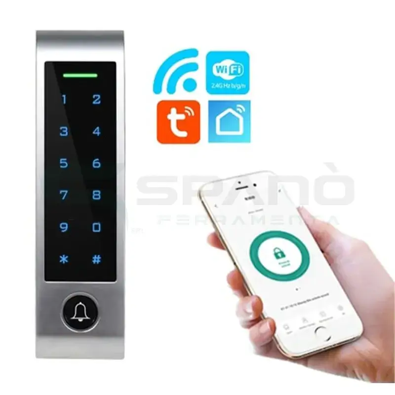 Tastiera lettore biometrico wi-fi Tuya