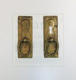 Maniglia con anello 12231 Ottone Antico Maniglia con anello 12231 Ottone Antico