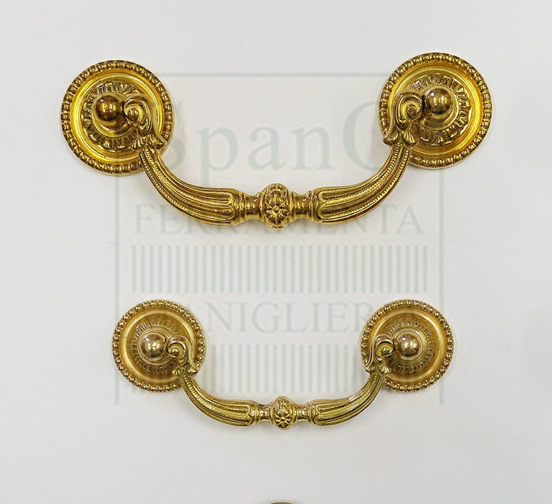 Maniglia 420 Oro Non Verniciato Maniglia 420 Oro Non Verniciato