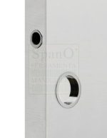 Kit maniglie incasso cieche cromo lucido per porta scorrevole