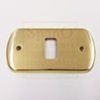 Copri interruttore Aurora 1 tasto ottone lucido verniciato