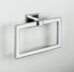 Porta salvietta ad anello Basic Q Cromo Lucido - Ferramenta Spanò Porta salvietta ad anello Basic Q Cromo Lucido