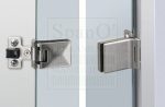 Cerniera centrale per ante in vetro ET 5150Z nichel opaco Hettich