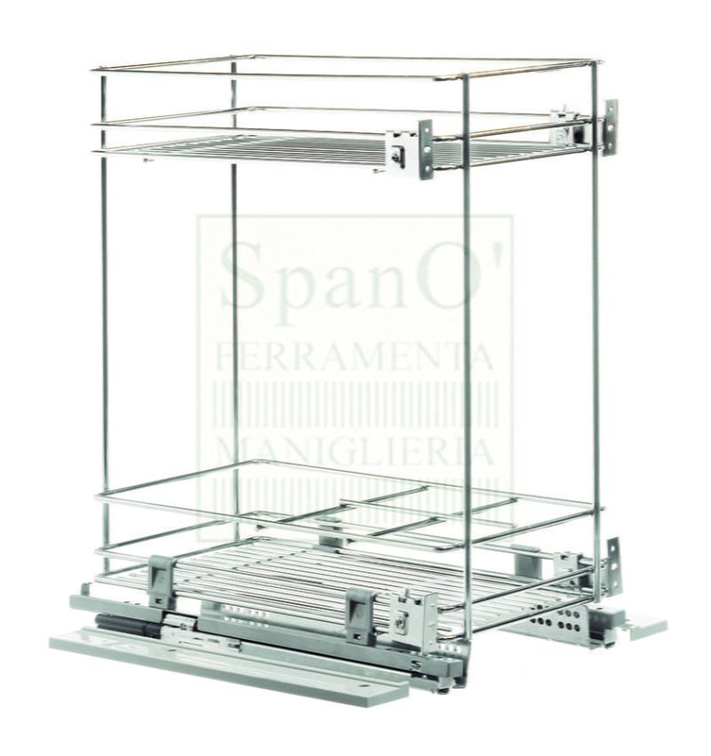 Estraibile porta bottiglie Vibo soft-closing base 30 cm