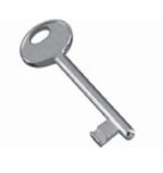 Serratura patent grande BT cromo satinato AGB Serratura porte interne D90 BT cromo satinato