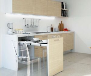 Tavolo estraibile con gamba a ponte Evolution Atim