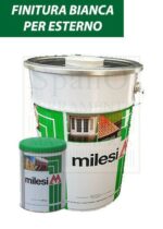 Finitura ad acqua bianca opaca per esterno Milesi JJT6883 Finitura ad acqua bianca opaca per esterno Milesi JJT6883