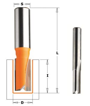 Fresa CMT serie 911 a taglienti diritti versione corta