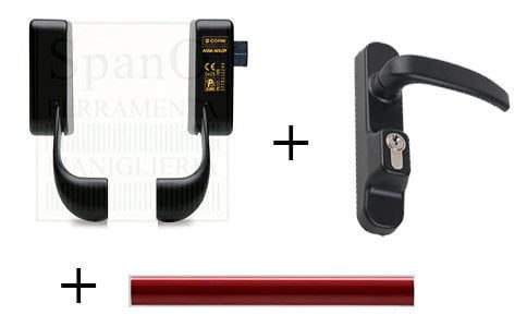 Kit maniglione antipanico reversibile Ministar ASSA ABLOY