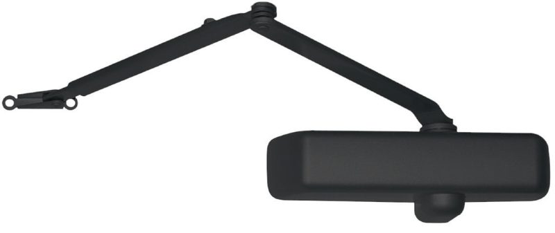 Chiudiporta MAB201 con fermo nero Chiudiporta MAB201 con fermo nero