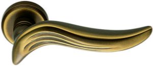 Maniglia Piuma Bronzo