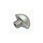 Pomolo per cilindro e limitatore d'apertura Cromo Satinato