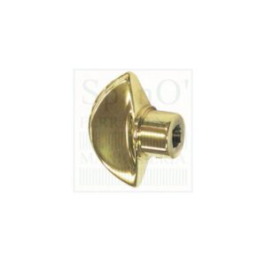 Pomolo per cilindro e limitatore d'apertura Ottone Lucido