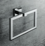 Porta salvietta ad anello Basic Q Cromo Lucido - Ferramenta Spanò Porta salvietta ad anello Basic Q Cromo Lucido