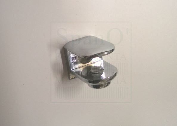 Reggimensola RM03 cromo opaco Mital Reggimensola vetro Mital RM03 Cromo Opaco