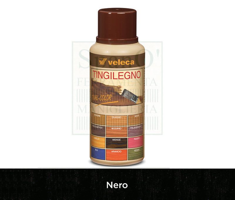 Tinta legno Veleca Tival Tingilegno Nero 250 ml Tinta legno Veleca Tival Tingilegno Nero 250 ml
