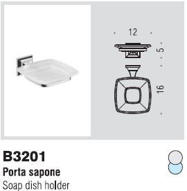 Porta sapone Portofino scheda arredo bagno colombo