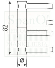 Cerniera a 4 gambi registrabile 3D AGB - Tecnic