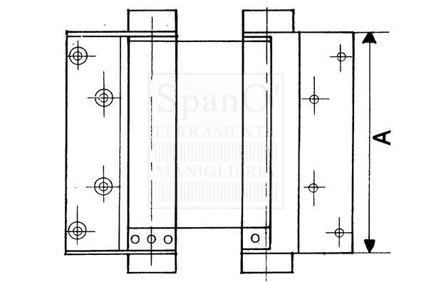 Cerniere Bommer doppia azione a molla - Tecnic