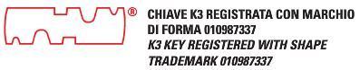 Profilo chiave K3 Securemme