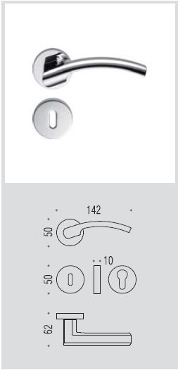 Maniglia Olly scheda tecnica colombo design