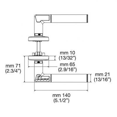 maniglia odessa scheda tecnica rds